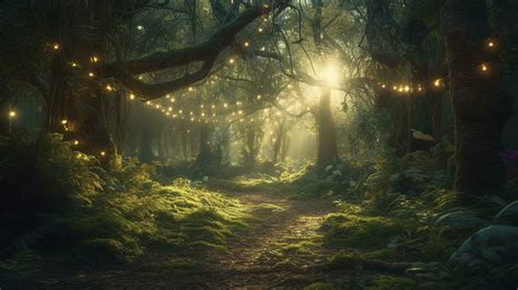 Opening town magical woodland